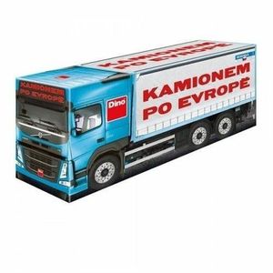 Dino Kamiónom po Európe spoločenská hra v krabici 36x16x10cm vyobraziť