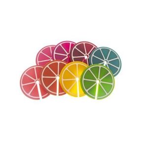 Orion Silikónový rozlišovač na poháre Citrusy, 8 ks vyobraziť