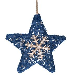Vianočná závesná hviezda Miram, 13, 5 x 13, 5 cm vyobraziť