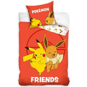 Carbotex Detská obliečka Pokémon Eeve a Pikachu, 140 x 200 cm, 70 x 90 cm vyobraziť