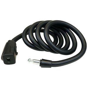 Oceľový lankový zámok RL.3210.12x1500.CRN čierna, 150 cm vyobraziť