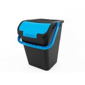 Odpadkový kôš na triedený odpad Practic, 35 l, modré veko vyobraziť