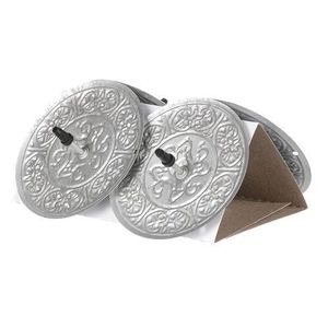 Kovový zápich na sviečku 4 ks, strieborná vyobraziť