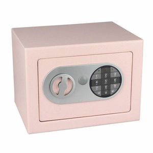 Rcihter Oceľový sejf s elektronickým zámkom, ružová vyobraziť