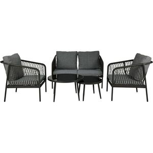 Set záhradného nábytku Nicole, 5 ks, vrátane stolov vyobraziť