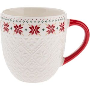 Porcelánový hrnček Pletený kvet 630 ml vyobraziť