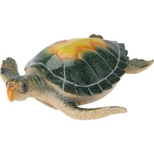Nástenná dekorácia Korytnačka žltá, polyresin, 21 x 7 x 21, 5 cm vyobraziť