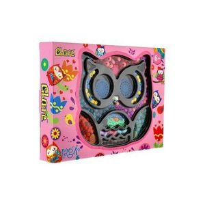 Teddies Korálky drevené farebné so šnúrkou v krabici 27x20x4cm vyobraziť