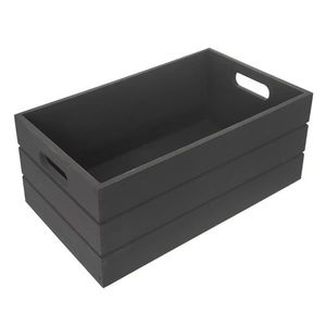 Orion Drevená debnička, antracitová, 36 x 26 x 15 cm, L vyobraziť