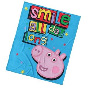 Detská deka Carbotex Pepina the Pig Smile Please, 110 x 140 cm vyobraziť