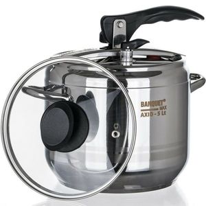 Banquet Tlakový hrniec AXIO so sklenenou pokrievkou 5 l vyobraziť