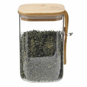 Maxxo sklenená dóza Bamboo s lyžičkou, 1 l vyobraziť