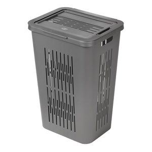 Tontarelli Kôš na špinavú bielizeň BELLA 53 l, sivá vyobraziť