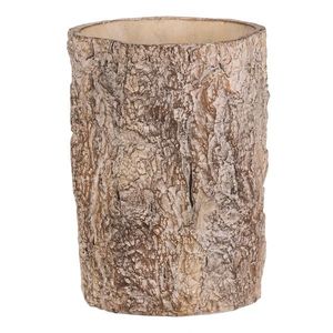 Kvetináč imitácia drevenej kôry, 16 x 16 x 21 cm, betón, 16 cm vyobraziť