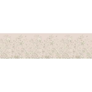 Samolepiaca bordúra Old graphic florals, 500 x 13, 8 cm vyobraziť