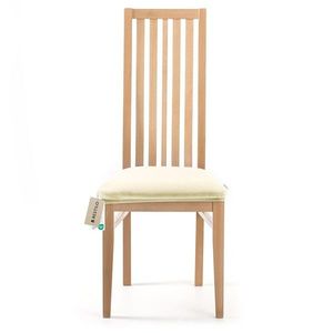 Restilo Napínací poťah na sedák na stoličku Sento krémová, 40 x 40 + 5 cm vyobraziť