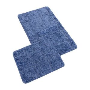 Bellatex Súprava Kúpeľňových predložiek bez výkroja BANYSILVER modrá, 60 x 100, 60 x 50 cm vyobraziť