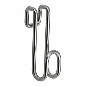 AQUALINE 37020 závesný háčik na sprchové zásteny, strieborná vyobraziť