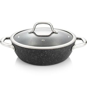 TESCOMA panvica hlboká PRESIDENT Stone s pokrievkou ø 24 cm , 24 cm vyobraziť