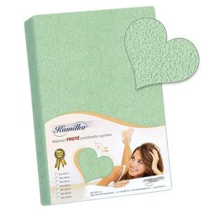 Bellatex Froté prestieradlo Kamilka svetlozelená, 120 x 200 cm vyobraziť
