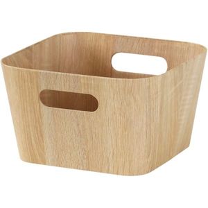 Kitchisimo Set 2 úložných košíkov 27 × 27 × 16 cm, prírodná, M vyobraziť