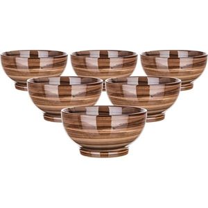 Banquet Súprava 6 misiek Palas 14, 3 cm, hnedá vyobraziť