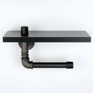 Držiak toaletného papiera Boruraf 239, čierna/strieborná vyobraziť