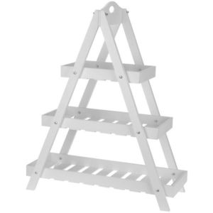 Drevený stojan na kvety vyobraziť