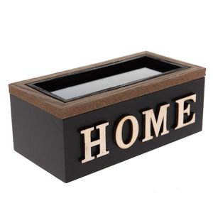 Drevený box na čajové vrecká HOME, 16, 5 x 10 x 8 cm vyobraziť