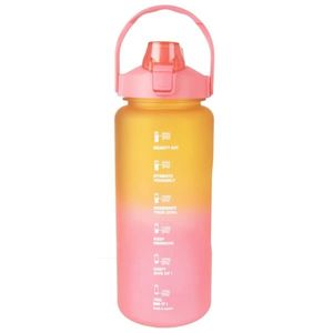 Športová fľaša, 2 l, ružová vyobraziť