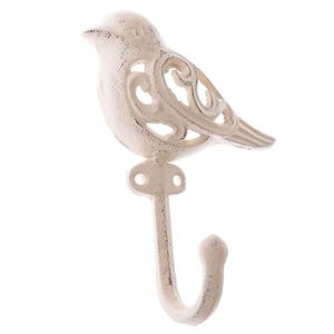 Liatinový vešiak Vtáčik biela, 15 x 11 cm vyobraziť