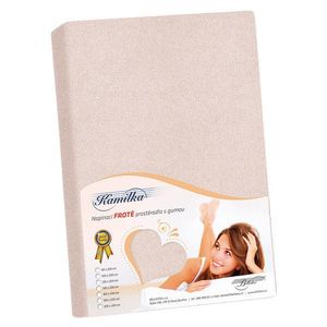 Bellatex Froté prestieradlo Kamilka púdrová ružová, 120 x 200 cm vyobraziť