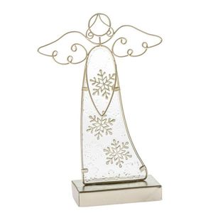 Vianočná dekorácia Sklenený anjel, 30 cm vyobraziť