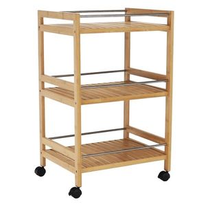 Kuchynský vozík na kolieskach vyobraziť