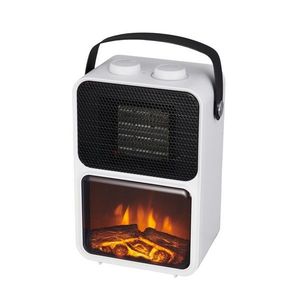 Elektrický krb - imitácia plameňa - biely, 13, 5 x 21 x 36 cm, 600/1200W vyobraziť