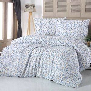 Kvalitex Bavlnené obliečky Vločka modrá, 140 x 200 cm, 70 x 90 cm vyobraziť