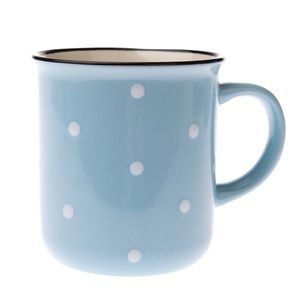 Keramický hrnček Bodka 350 ml, modrá vyobraziť