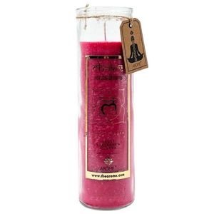 Arome Vysoká vonná svieca Chakra Dôvera, vôňa ruže a vanilky, 320 g vyobraziť