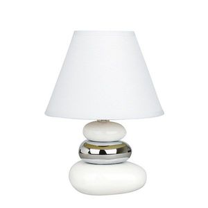 Stolná lampa Salem, bielo-strieborná, Rabalux 4949 vyobraziť