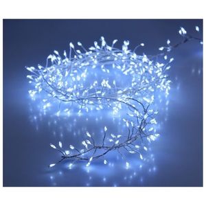 Svetelný vianočný drôt Martiel studená biela, 100 LED, 50 cm vyobraziť