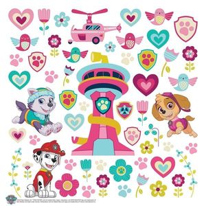 Samolepiaca dekorácia Paw Patrol Be Happy, 30 x 30 cm vyobraziť