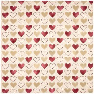 Home Elements Obrus Srdcový motív, 90 x 90 cm, 90 x 90 cm vyobraziť