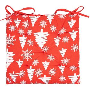 Forbyt Vianočný sedák Stromčeky, 40 x 40 cm vyobraziť