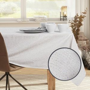 DecoKing Obrus Sparkle cream, 110 x 110 cm vyobraziť