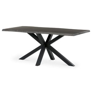 Jedálenský stôl 180 x 90 cm, sivý dub vyobraziť