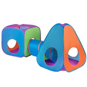 Baby Mix Detský stan 3v1 oranžovo-modrá, 265 x 95x 94 cm vyobraziť