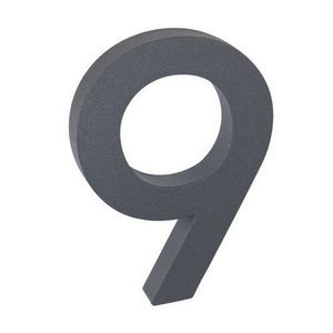 Hliníkové číslo 9 3D štruktúrovaný povrch RN.100LV.9.AL.AM.3D vyobraziť