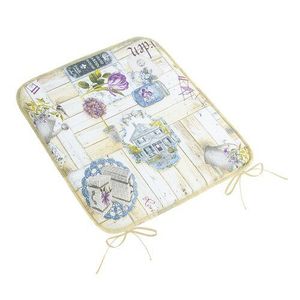 Bellatex Sedák EMA hladký Záhrada lila, 40 x 40 cm vyobraziť