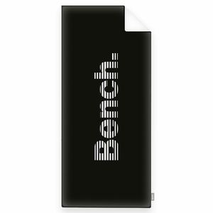 Bench Osuška Pruhy čierno-biela, 80 x 180 cm vyobraziť