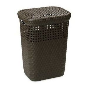 Kôš na bielizeň 60 l, hnedá vyobraziť